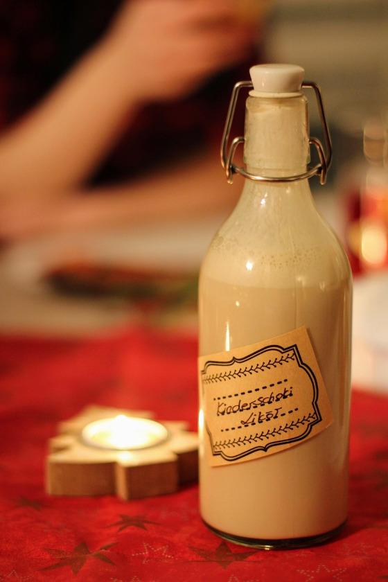 Gletschereis Likör Flasche (blau)